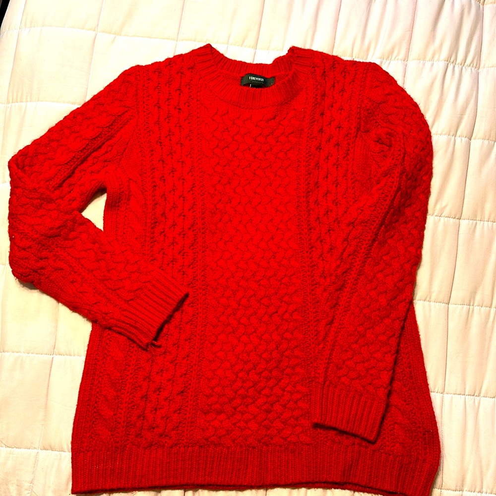 Red sweater